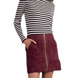 🆕 NWT Trina Turk Leather Harvest Skirt